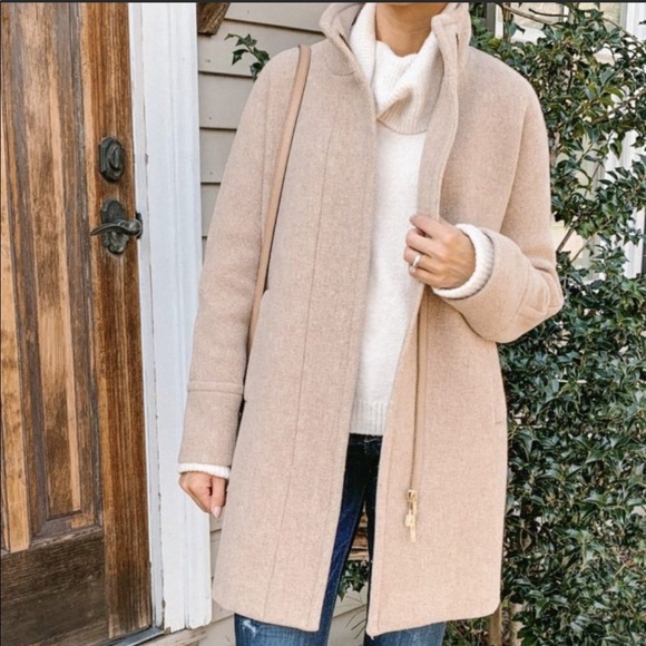 J. Crew Jackets & Blazers - J. crew stadium cloth nello gori wool coat 4p